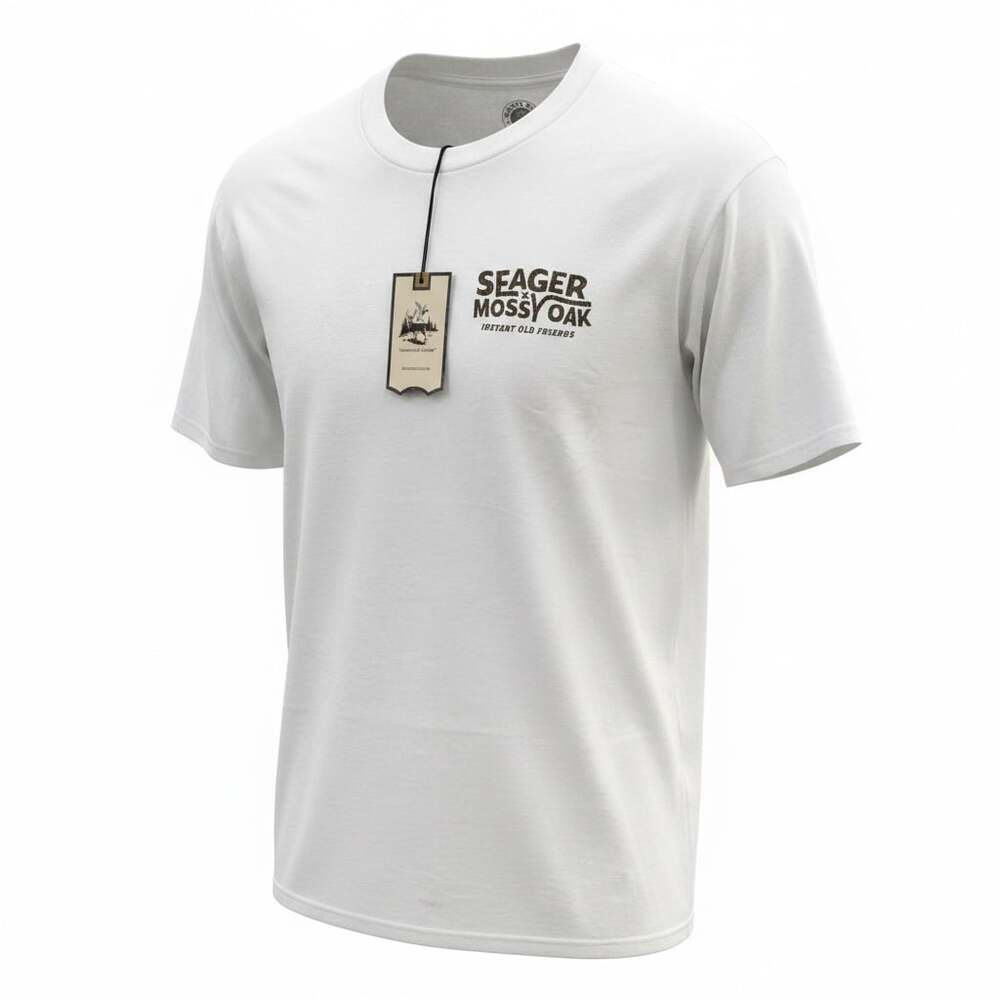 Seager x Mossy Oak Instant Old Friends Graphic T-Shirt White Size Large